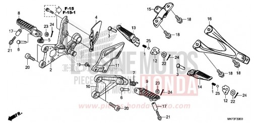 MARCHE CBR1000RAH de 2017
